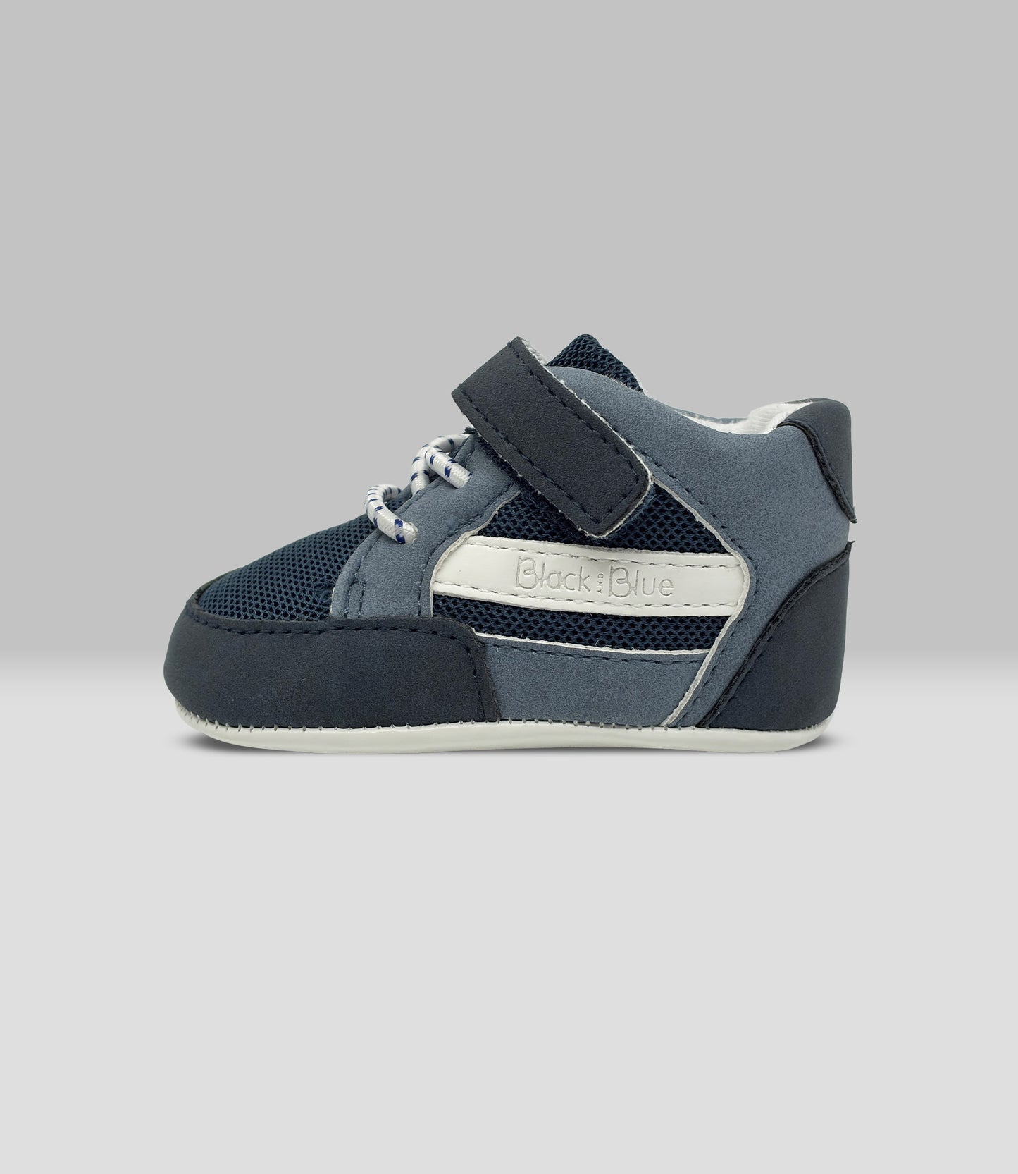 Zapatilla recién nacido con velcro 15 / Azul