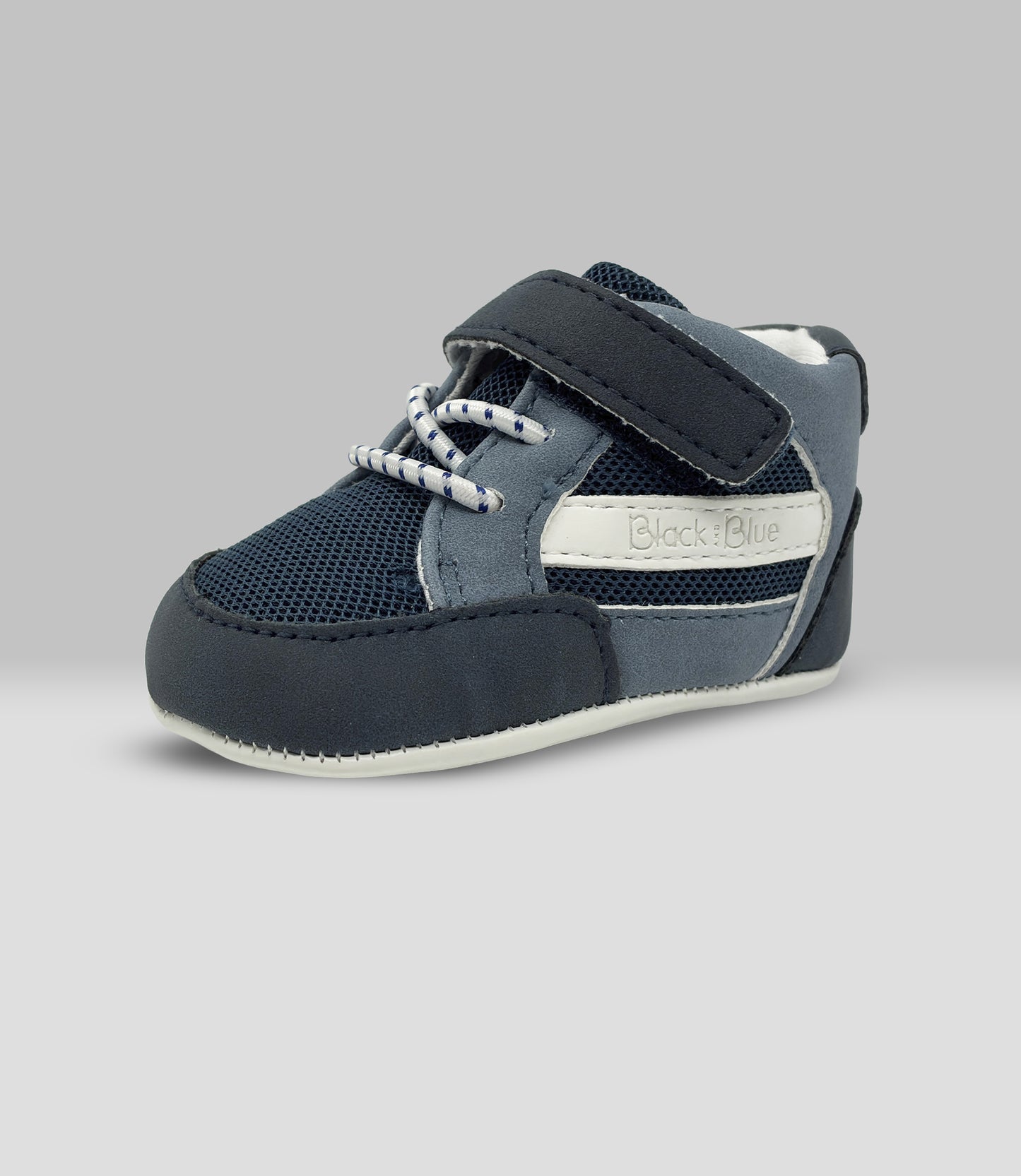 Zapatilla recién nacido con velcro 15 / Azul