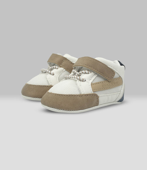Zapatilla recién nacido con velcro 15 / Blanco