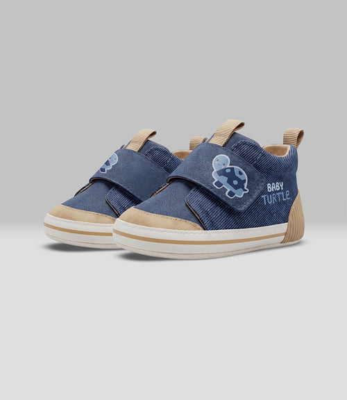 Zapatilla recién nacido baby turtle 15 / Azul