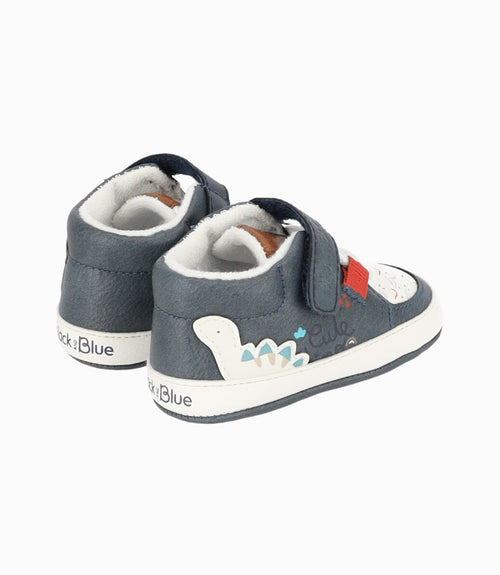 Zapatilla Recién Nacido Con Dinosaurios