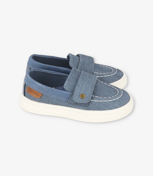 Zapato bebé niño mocasín 19 / Azul