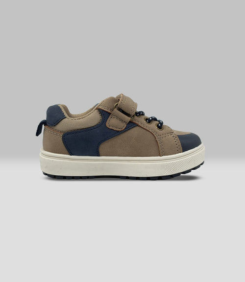 Zapato bebé con velcro 19 / Café