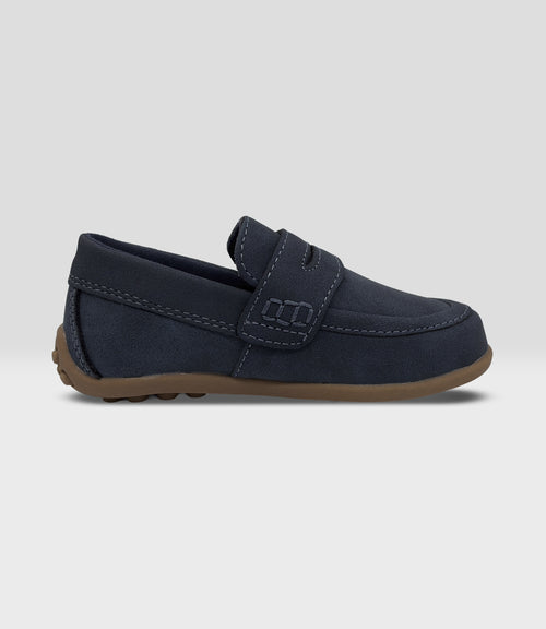 Zapato bebé niño mocasín 19 / Azul