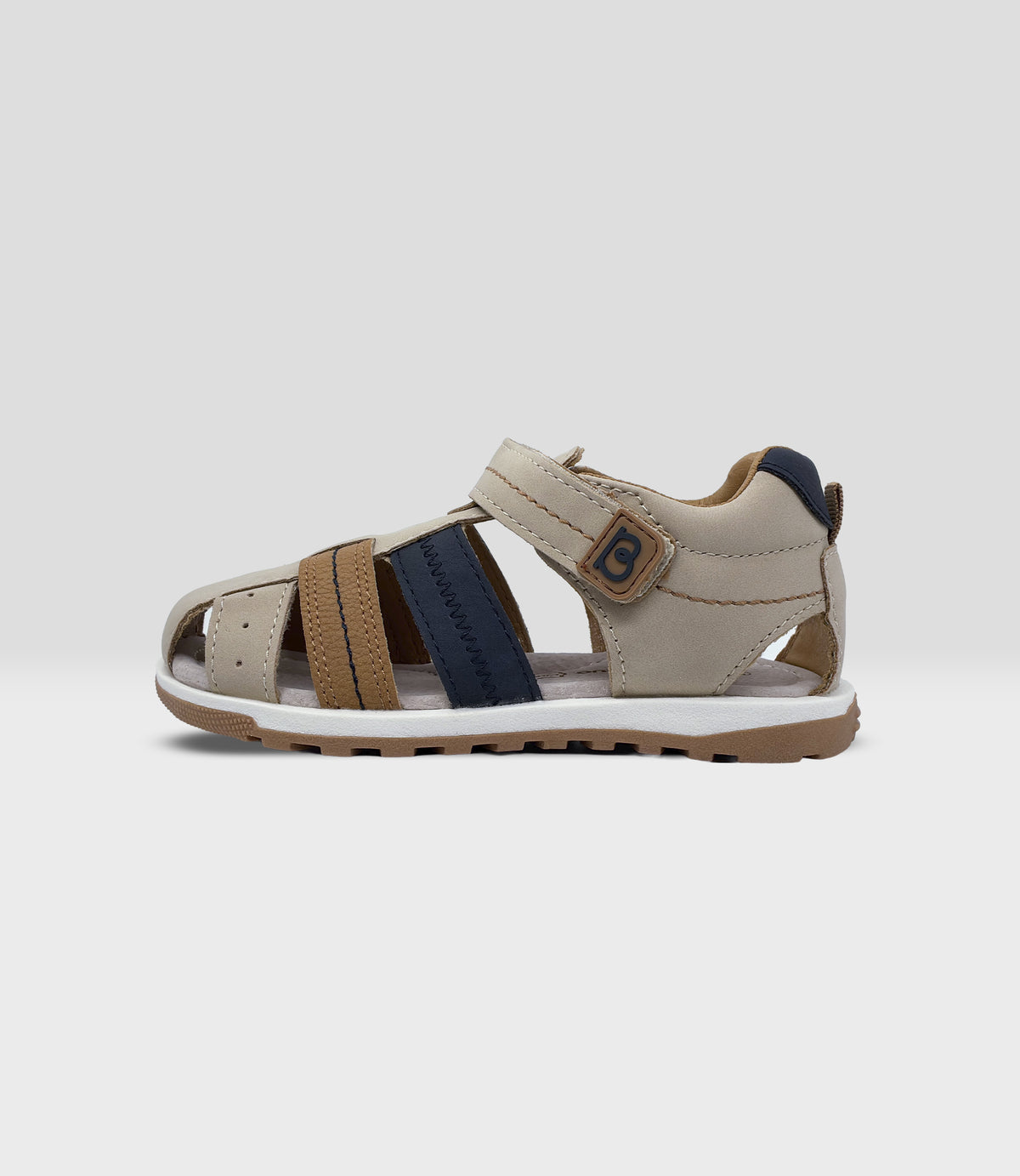 Sandalia bebé niño con velcro 19 / Beige