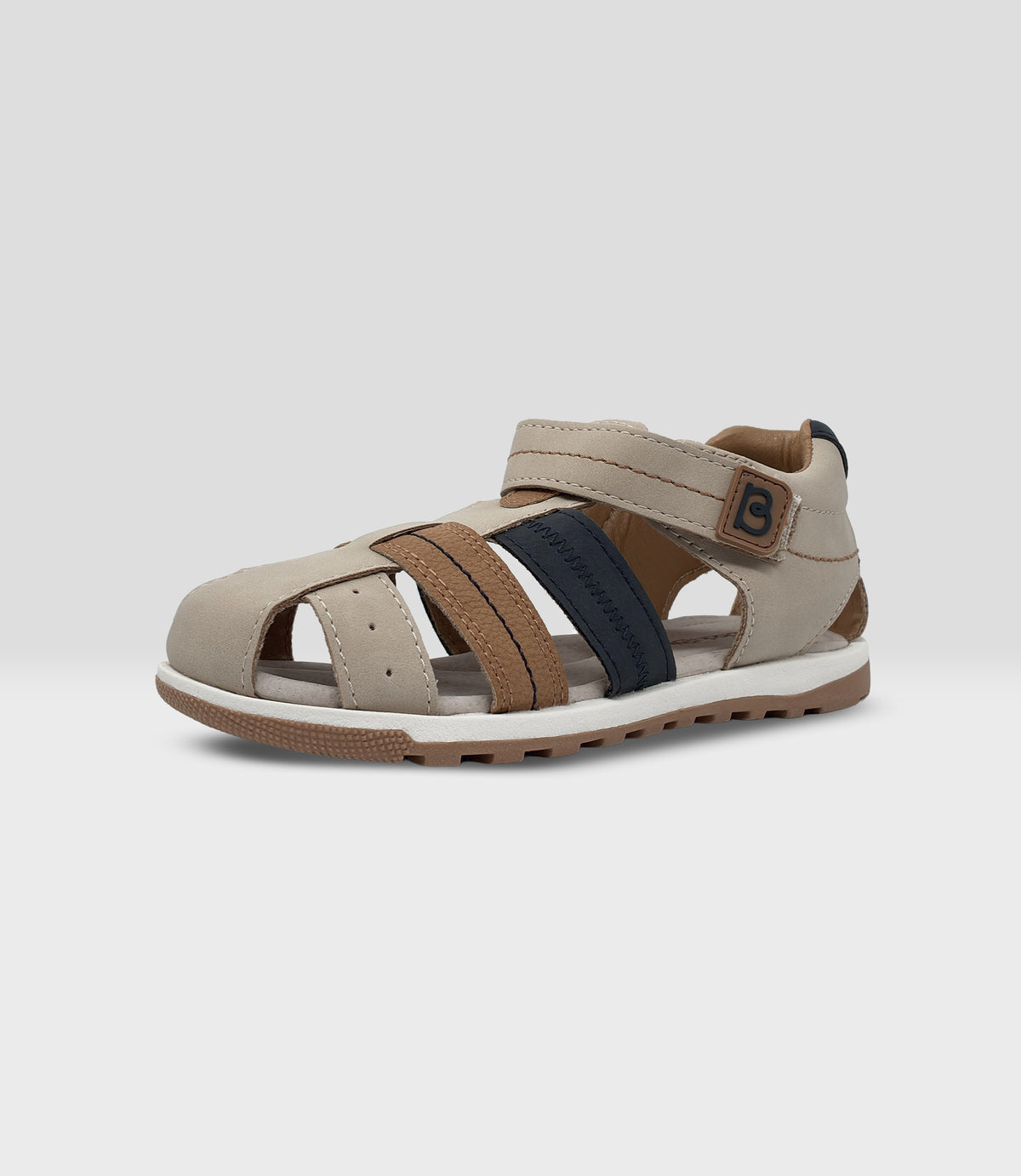 Sandalia bebé niño con velcro 19 / Beige