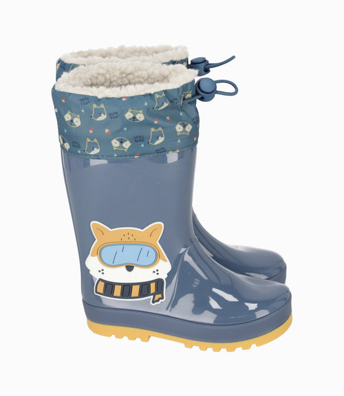 Bota bebé niño para lluvia 19 / Azul