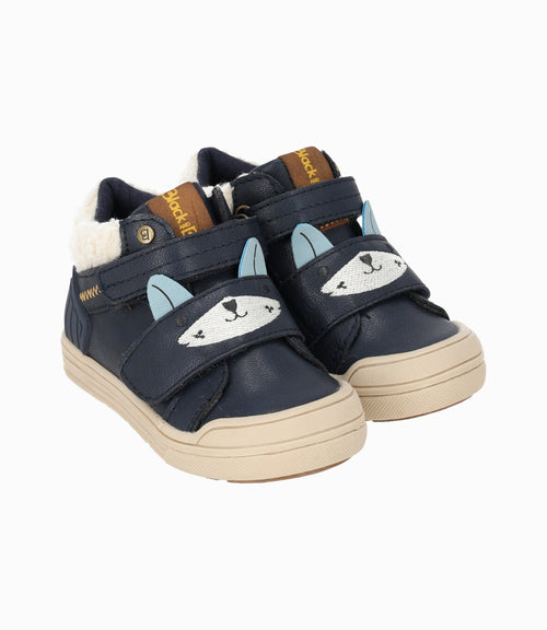 Botín bebé niño con diseño 19 / Azul