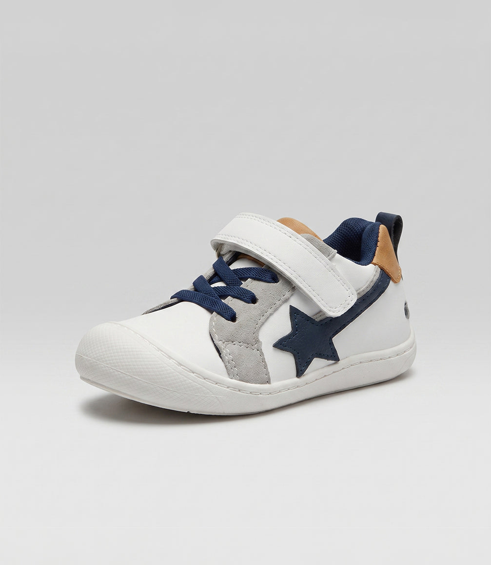 Zapatilla bebé ergonómica 19 / Blanco