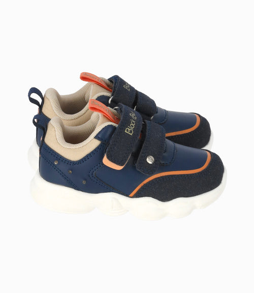 Zapatilla bebé niño con luces 19 / Azul