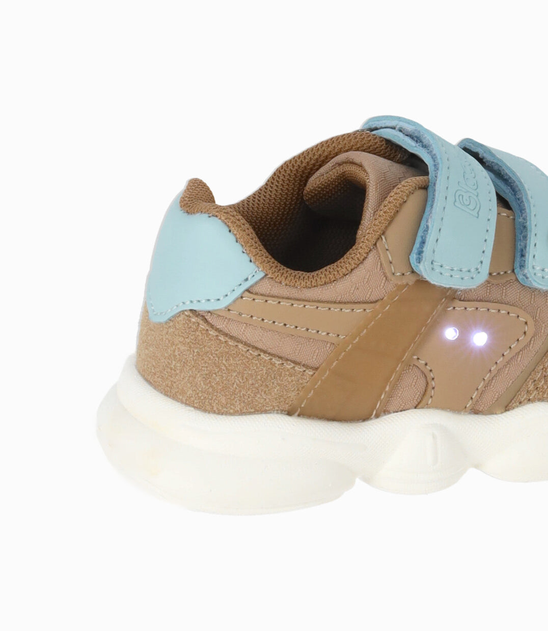 Zapatilla bebé con luces 19 / Beige