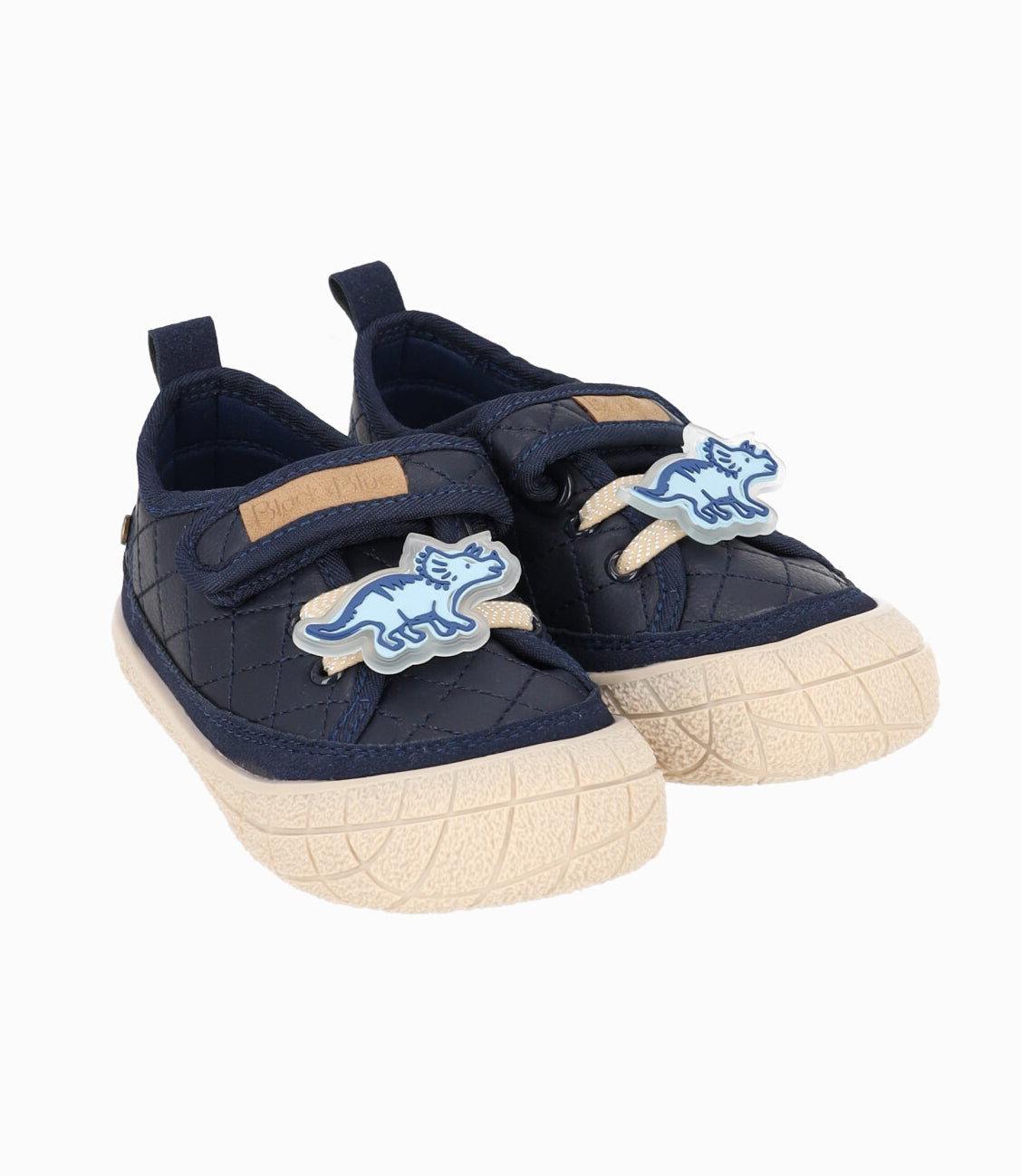 Zapatilla bebé niño con dinosaurio 19 / Azul