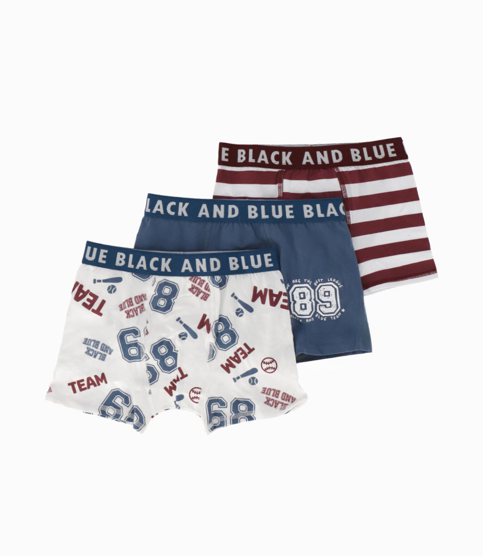 Pack Boxer Niño 3 Unidades