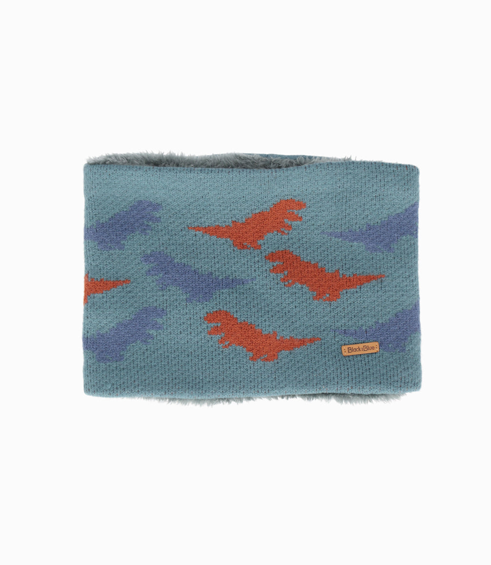 Cuello niño tejido Talla única / Petróleo