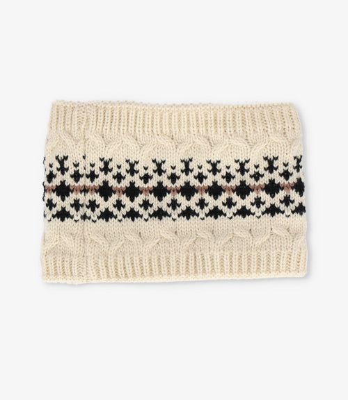 Cuello niño tejido Talla única / Beige