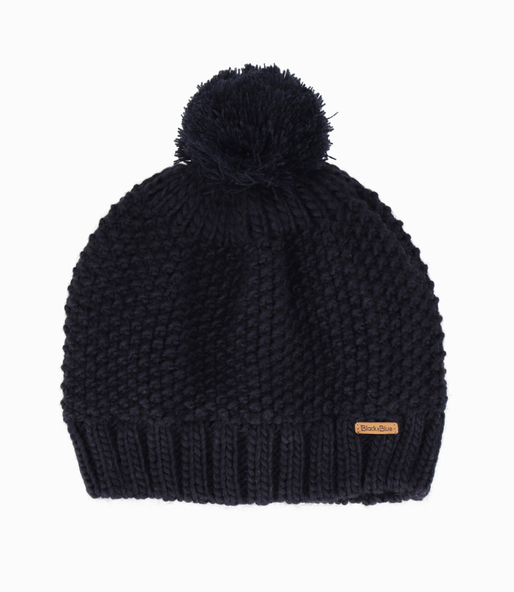 Gorro niño tejido 12-18 meses / Azul Marino