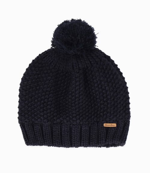 Gorro niño tejido 12-18 meses / Azul Marino