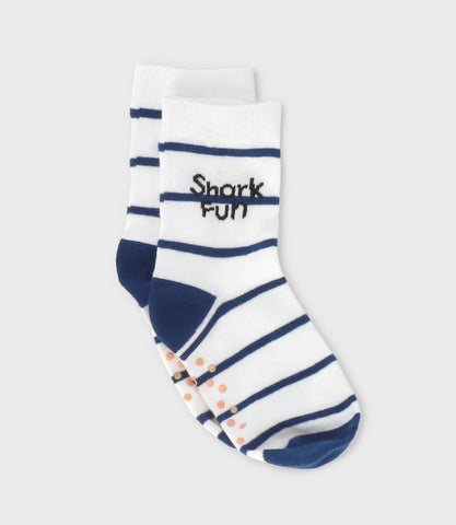 Calcetín niño con rayas
