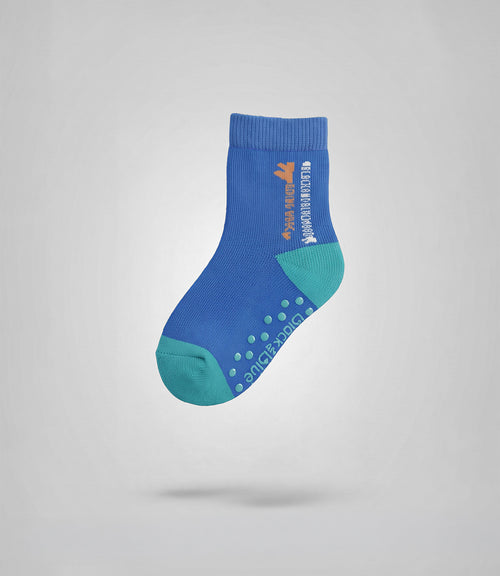 Calcetín niño con diseño 0-1 años / Azul