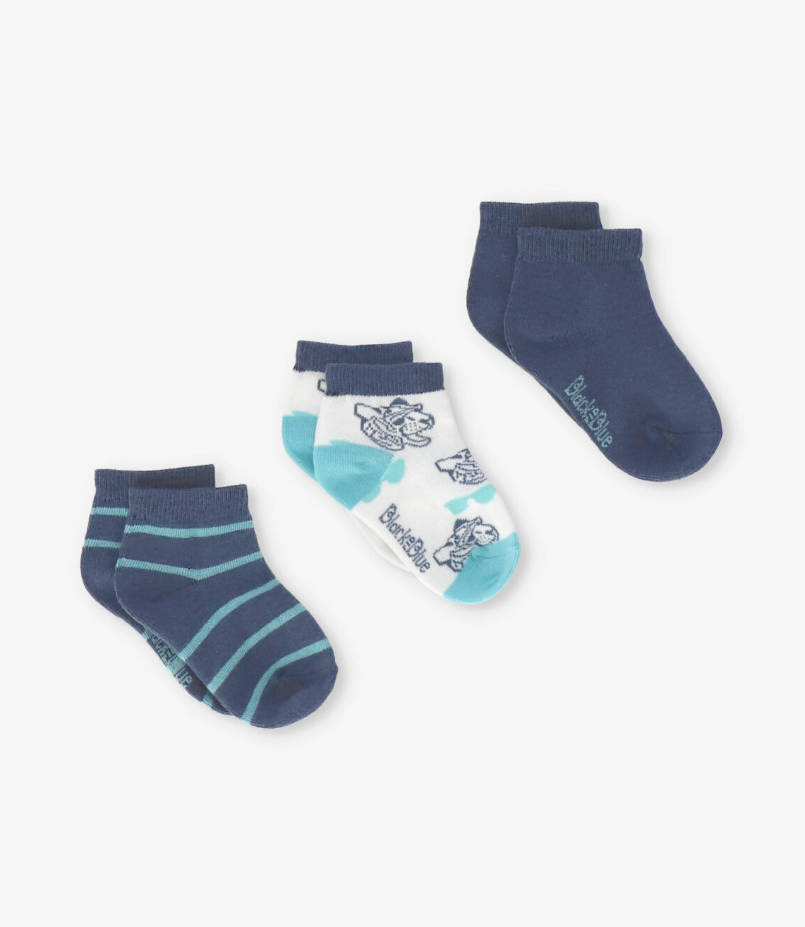 Pack calcetín niño 3 pares 1-3 años / Azul