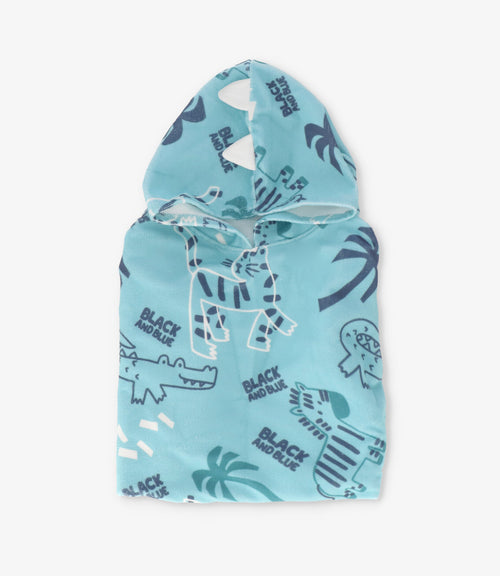 Toalla niño poncho Talla única / Menta