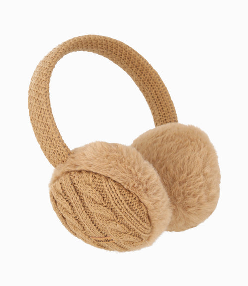 Orejeras niño tejida Talla única / Beige