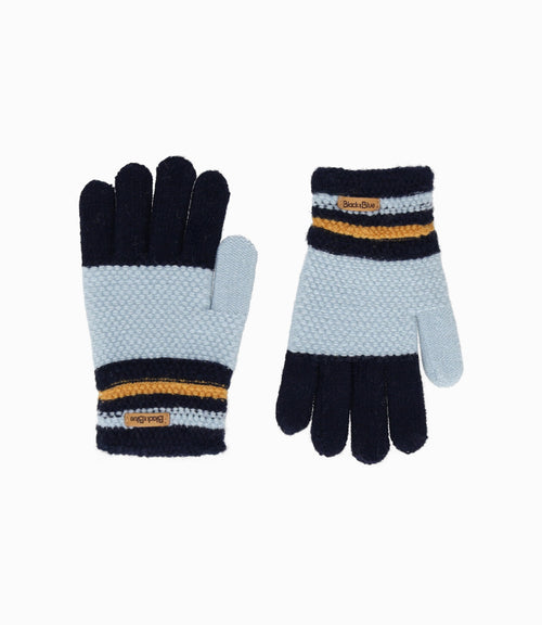 Guante niño con diseño Talla única / Azul Marino