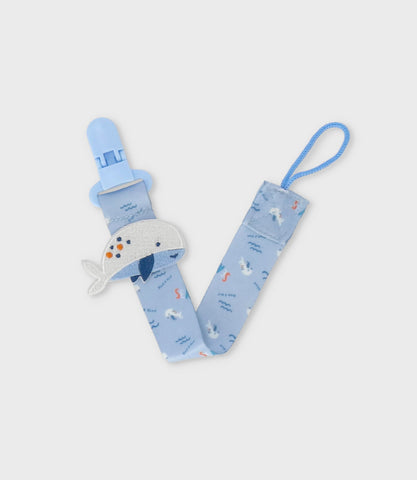 Porta chupete recién nacido con ballena