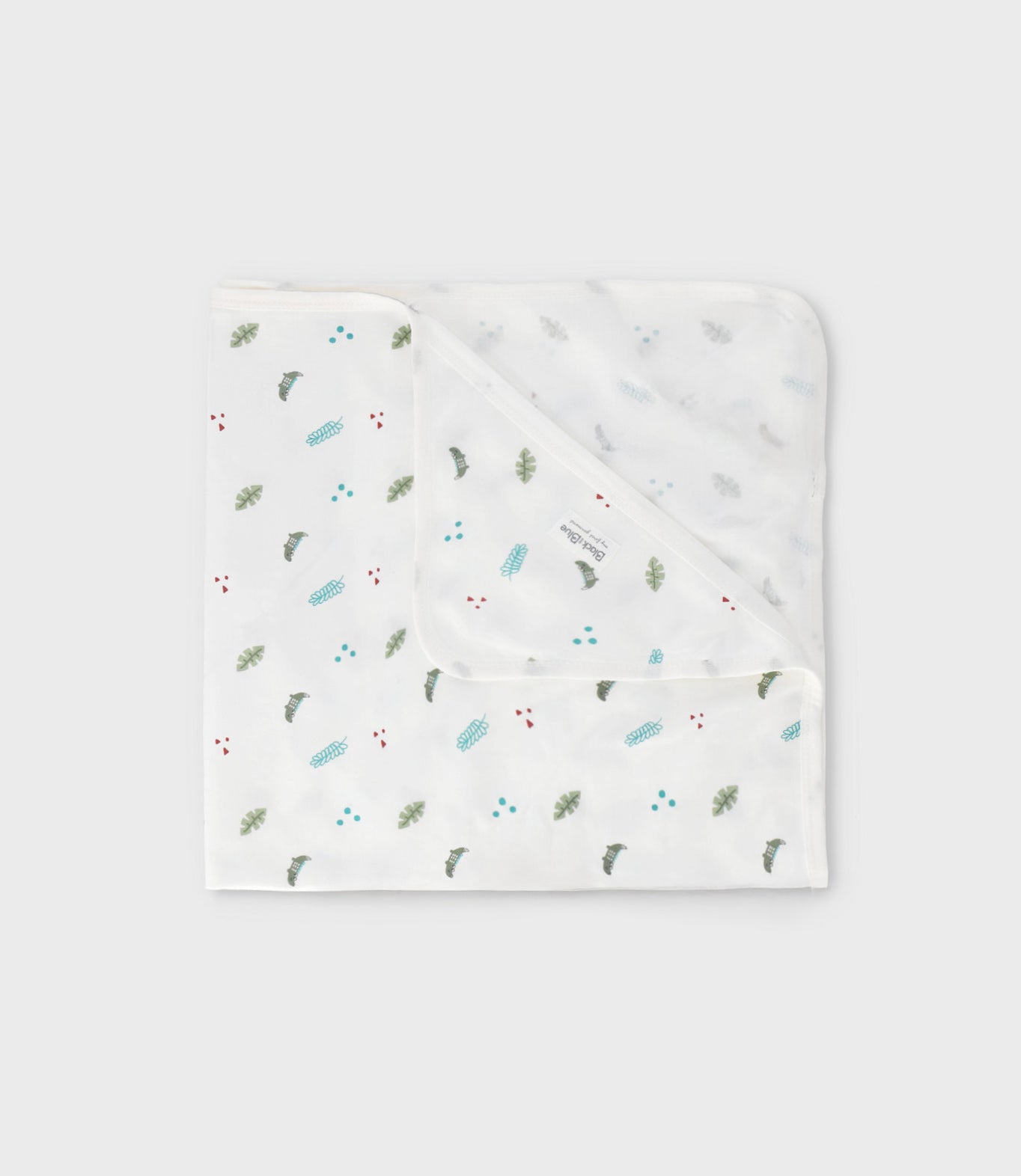 Manta recién nacido de dinosaurio Talla única / Blanco