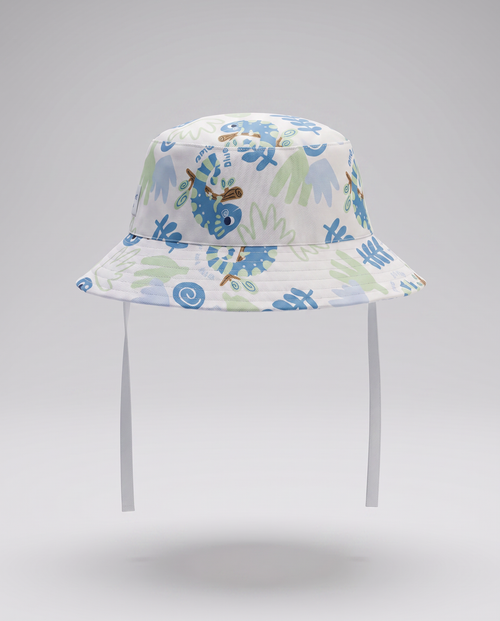 Gorro recién nacido bucket con camaleón