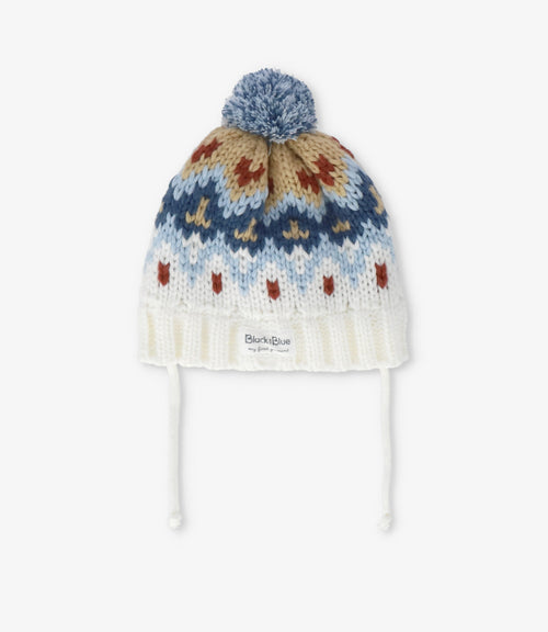 Gorro recién nacido tejido 0-6 meses / Crudo