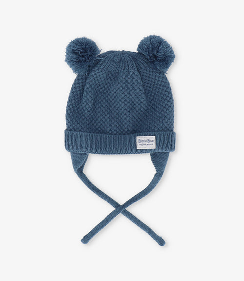 Gorro recién nacido tejido 0-6 meses / Azul Marino