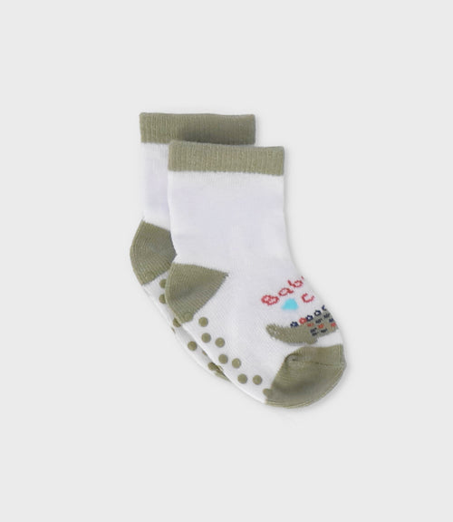 Calcetín recién nacido baby croc 0-6 meses / Verde