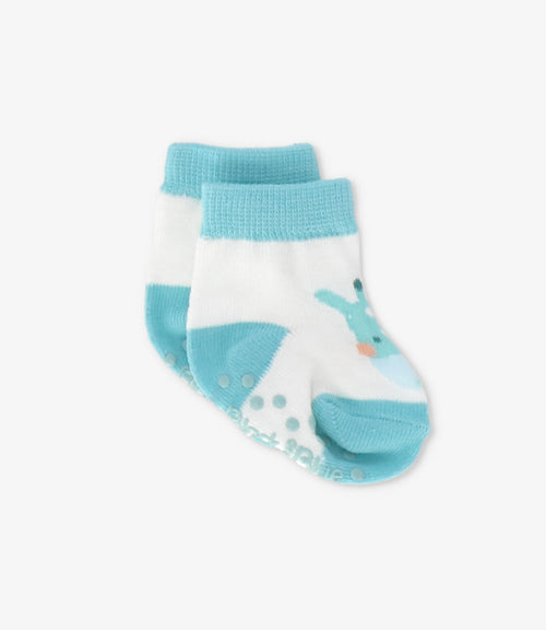 Calcetín recién nacido con diseño 0-6 meses / Menta