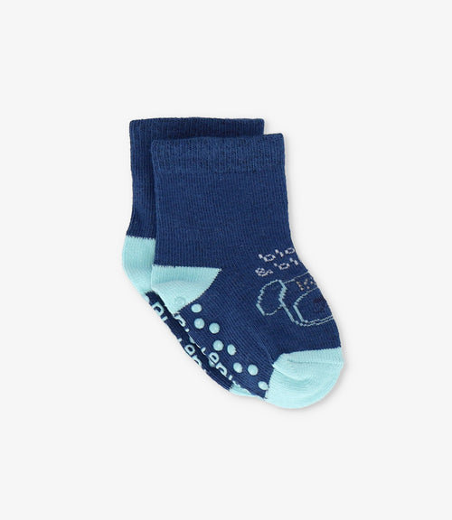 Calcetín recién nacido con perrito