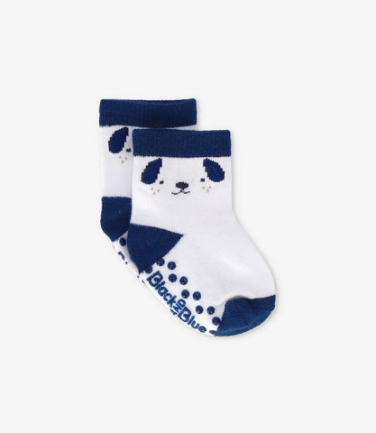 Calcetín recién nacido con perrito