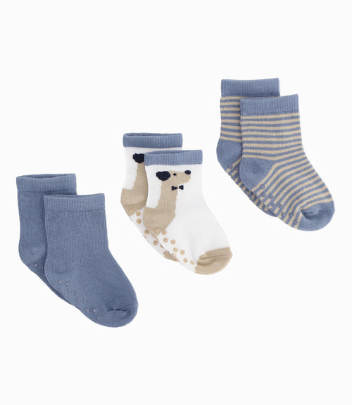 Pack calcetín recién nacido 3 pares 0-6 meses / Varios