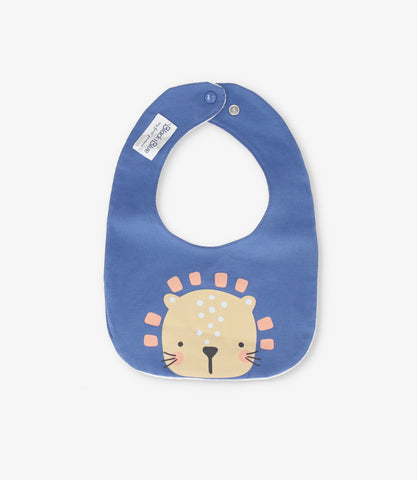 Babero recién nacido con león