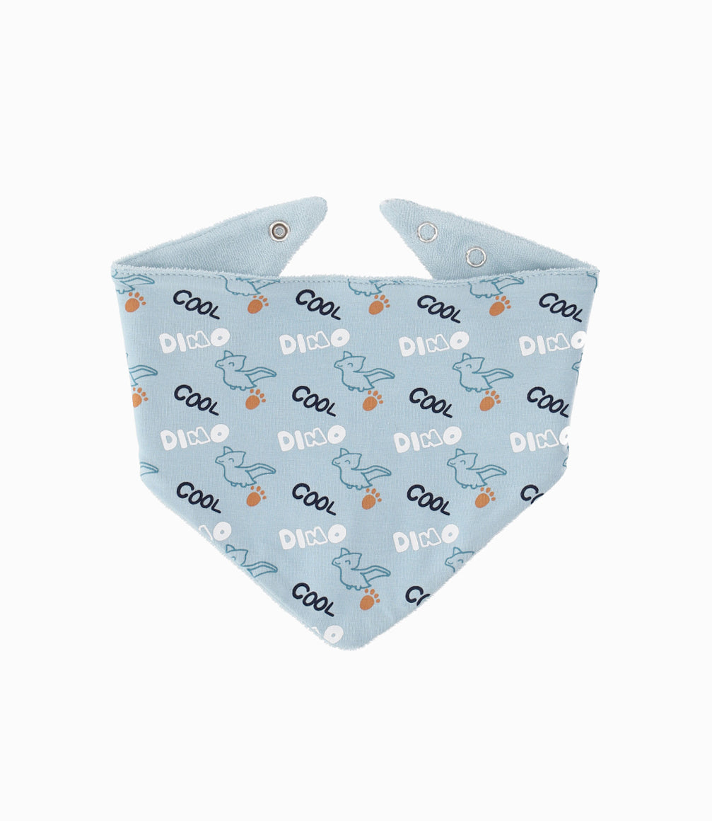 Babero recién nacido dino cool Talla única / Menta