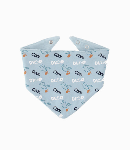 Babero recién nacido dino cool Talla única / Menta