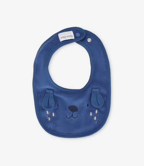 Babero recién nacido con perrito