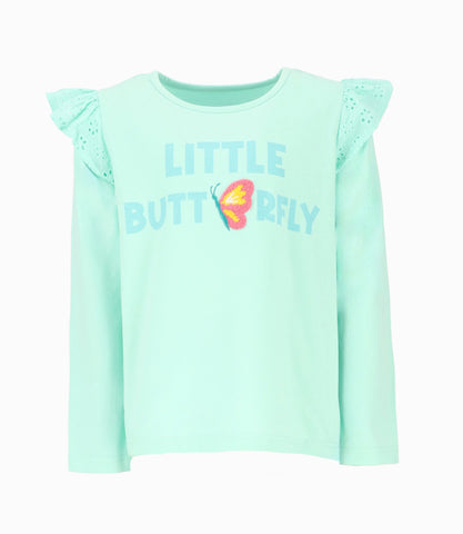 Polera niña butterfly