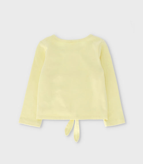 Polera niña con lazo 2 años / Amarillo