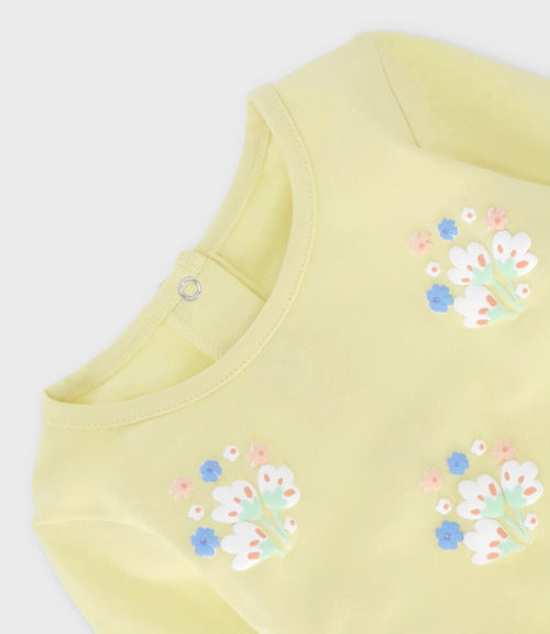 Polera niña con lazo 2 años / Amarillo