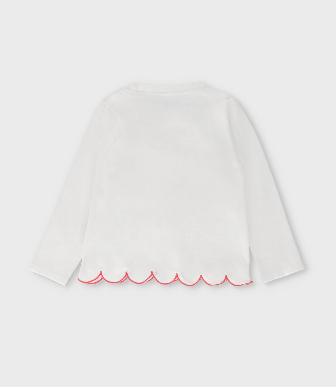 Polera niña con bailarina 2 años / Blanco