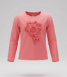 Polera niña con flores