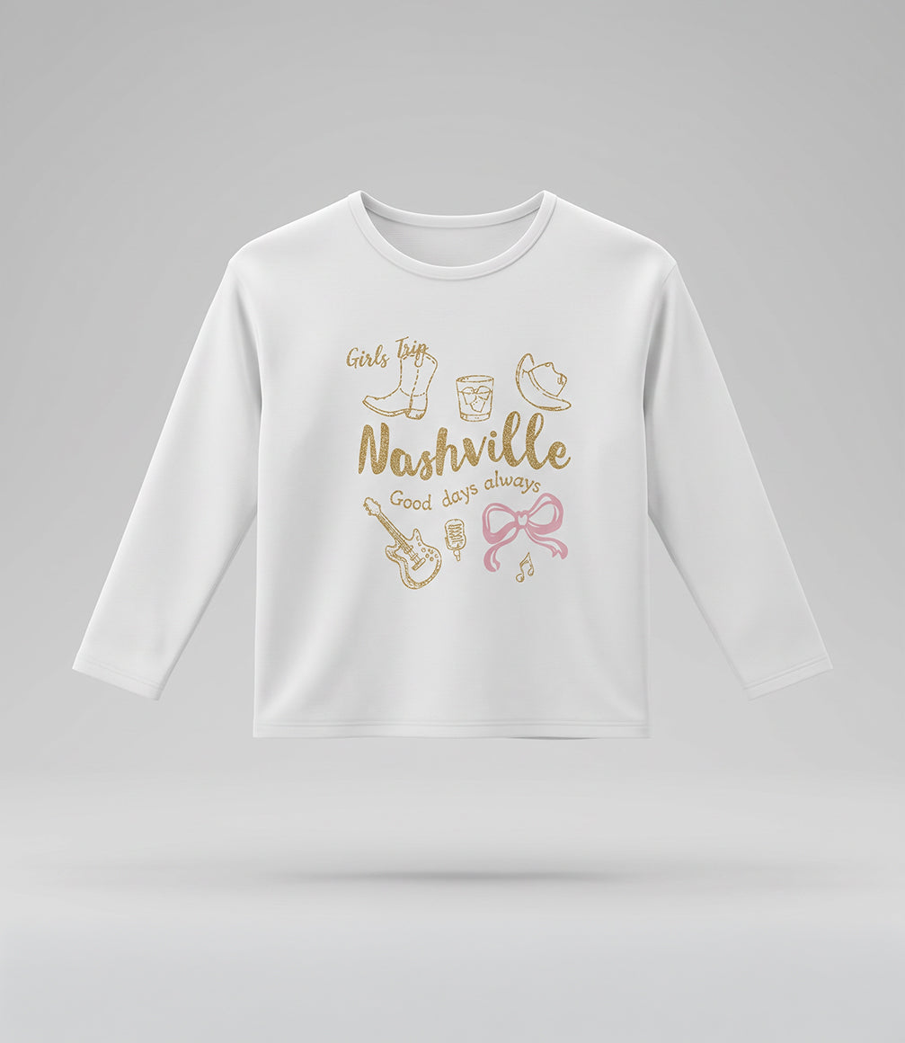 Polera niña nashville 2 años / Crudo