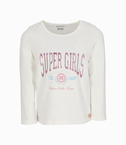 Polera niña super girls