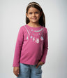 Polera niña con diseño