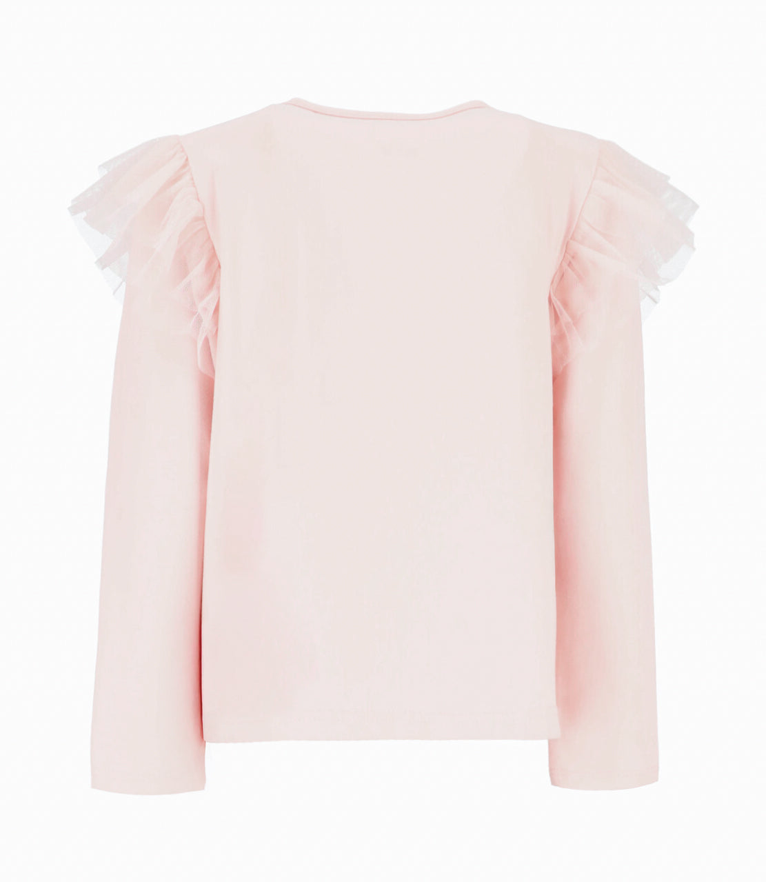 Polera niña con vuelos 2 años / Rosado